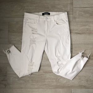 Express Distressed Jeans